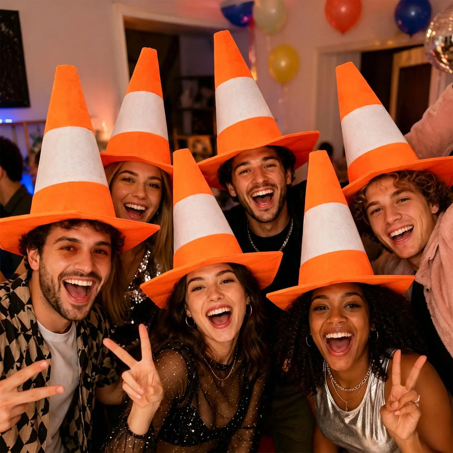 Party Hat Cone - 1/3/5 Pezzi Divertente Cappello a Forma