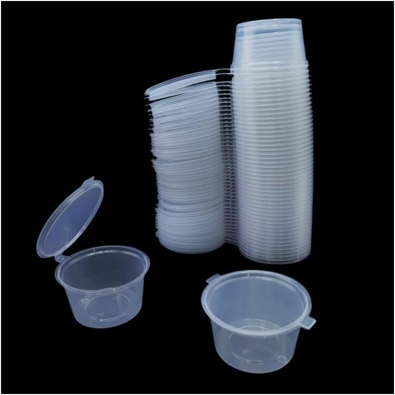 Plastic Cup 50Pcs - Coppette Monouso in Plastica Trasparente con