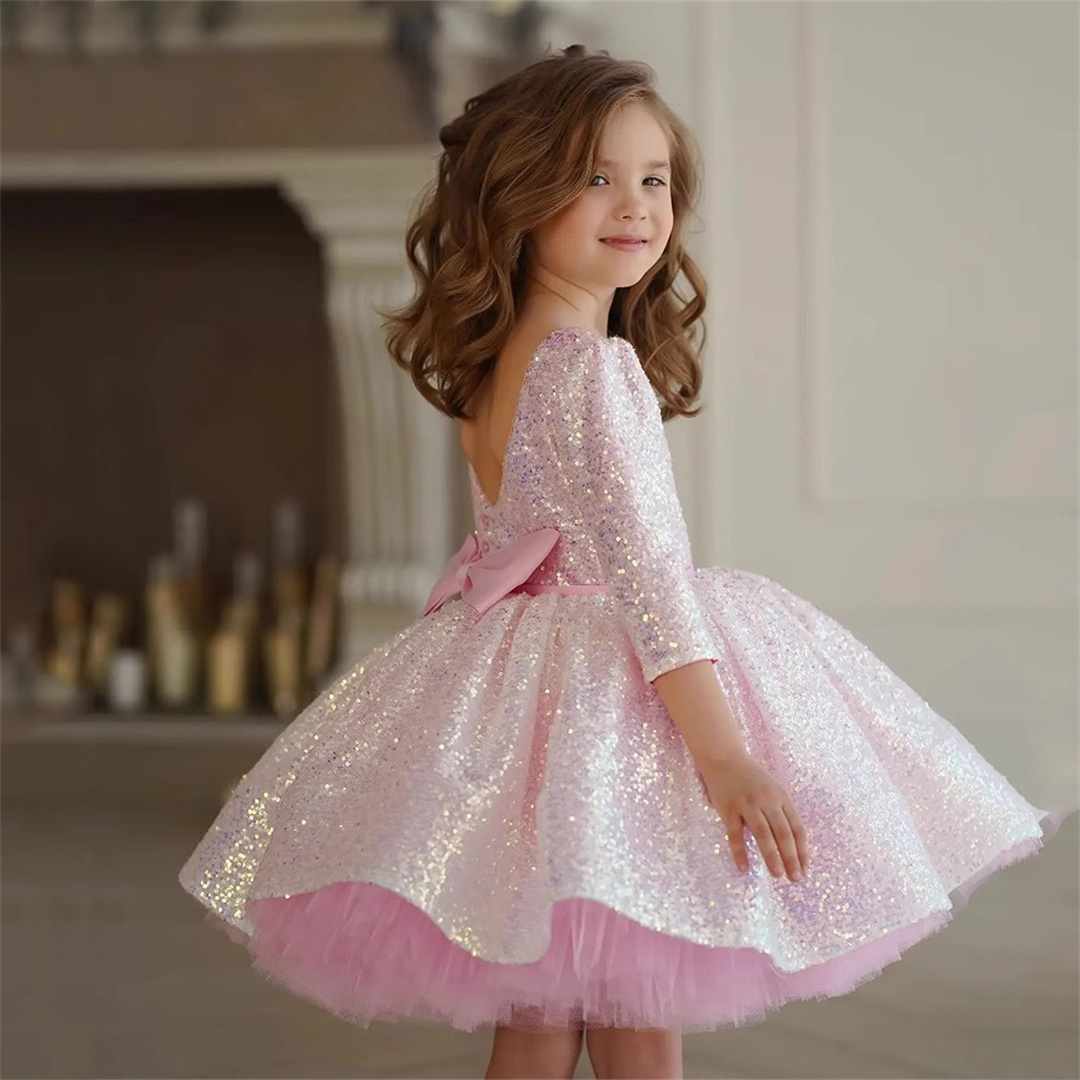 Abito da ragazza rosa glittera - Birthday Sash Glitter recensione e prezzo