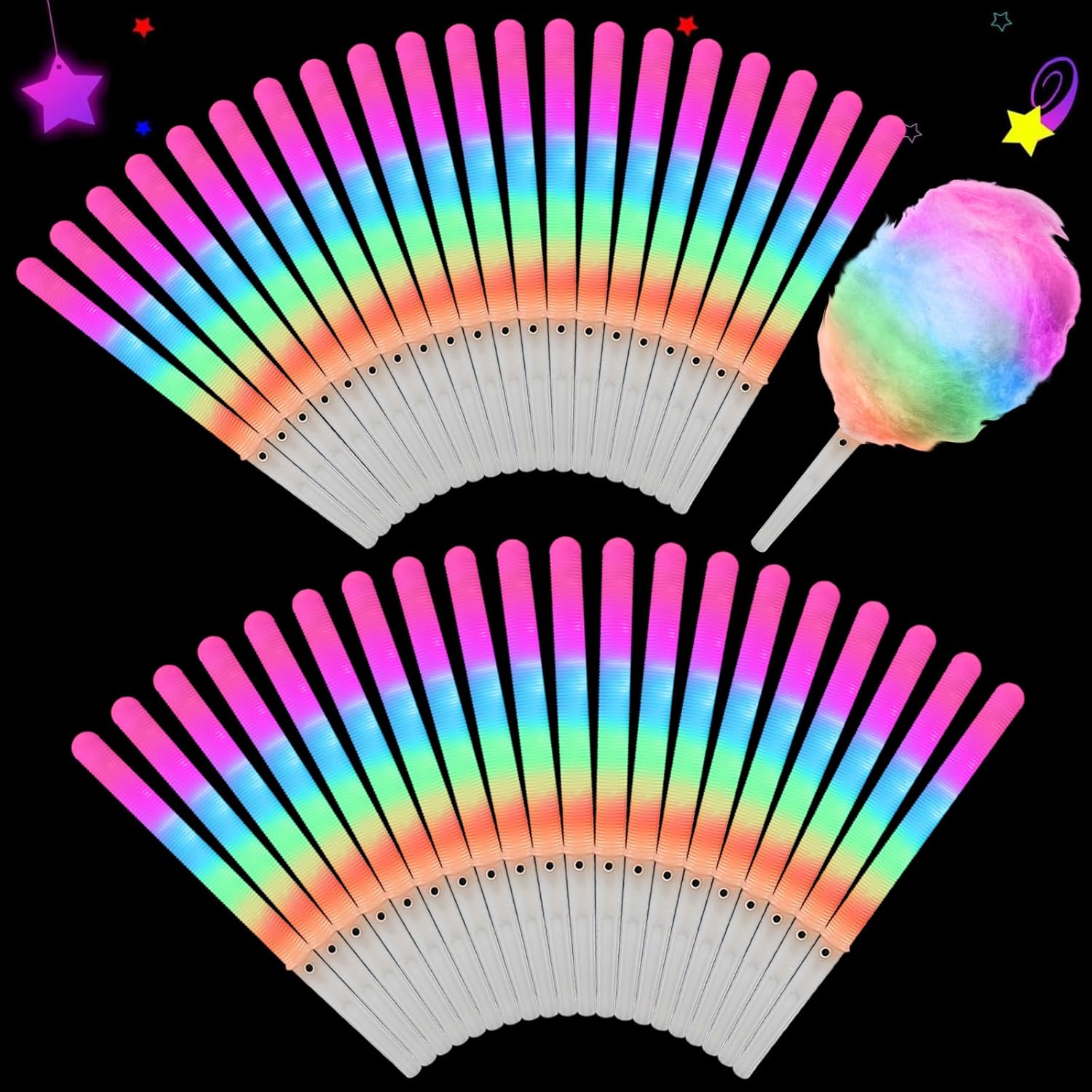 20 Coni di Zucchero Filato LED - Cotton Candy Cone recensione e prezzo