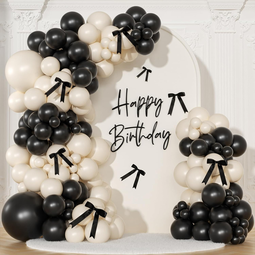 151Pcs Black and Sand White La - Balloon Arch Kit recensione e prezzo