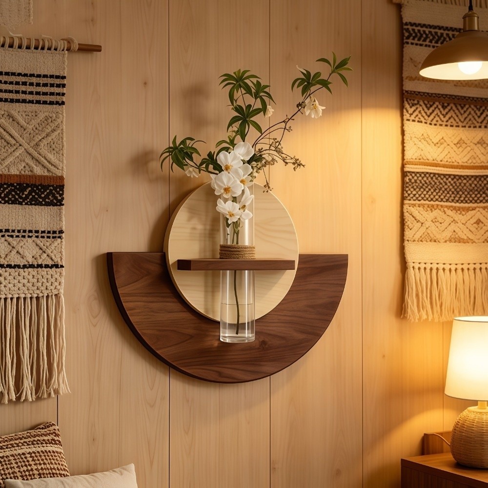 Mensola Ovale in Legno da Pare - Flower Wall Panel recensione e prezzo