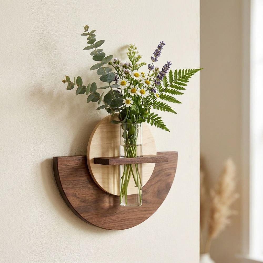 Mensola Ovale in Legno da Pare - Flower Wall Panel recensione e prezzo