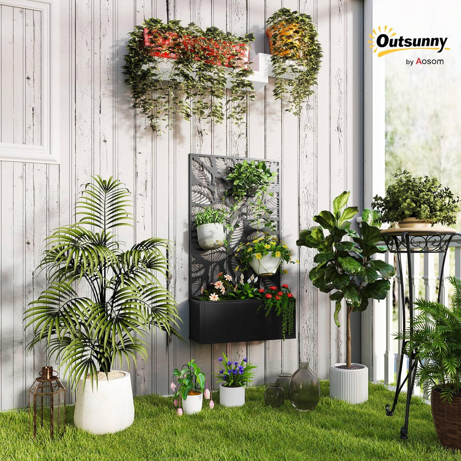 Fioriera Rialzata in Metallo c - Flower Wall Panel recensione e prezzo